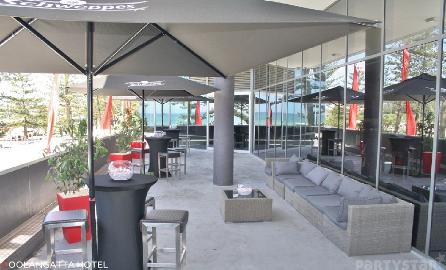 Upstairs Band Room function space at Coolangatta Hotel, Coolangatta, QLD. Photo 2