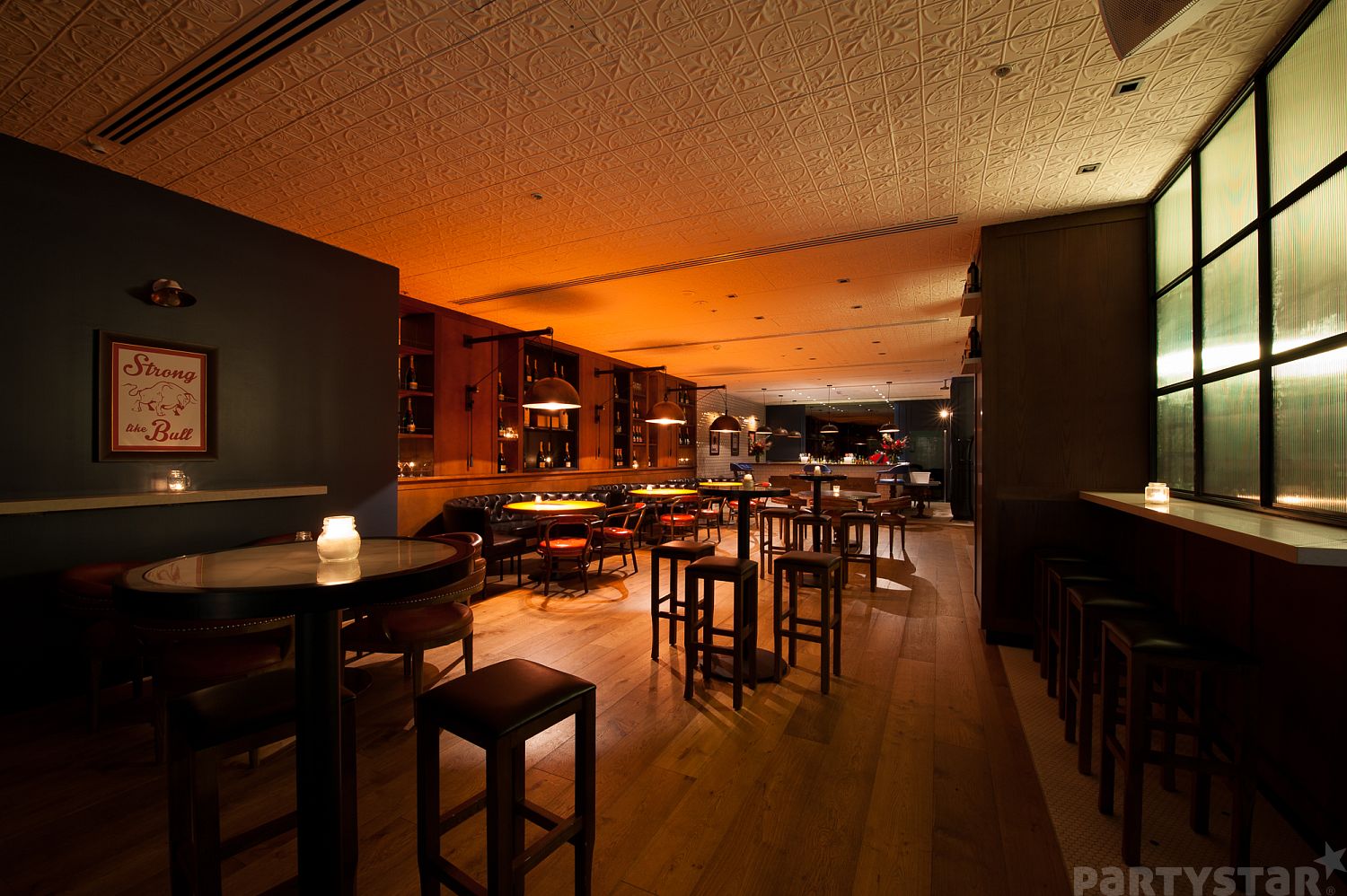 Upstairs Lounge Bar function space at Bull and Bear, Sydney, NSW. Photo 1