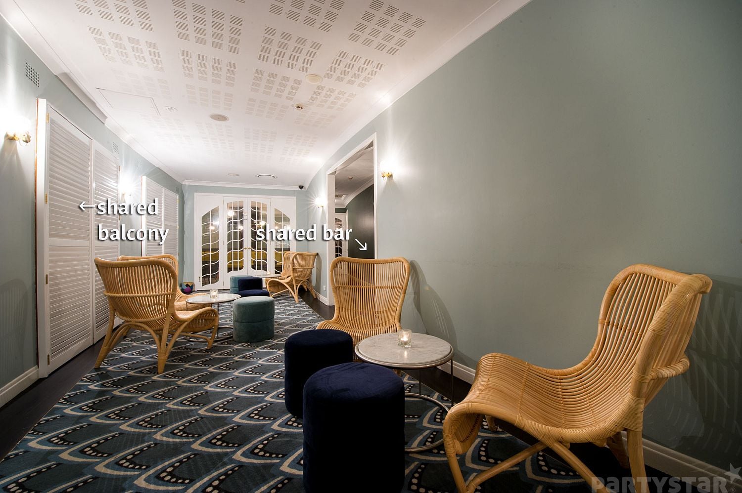 Charles Jeanneret Function Room function space at Hunters Hill Hotel, Hunters Hill, NSW. Photo 2