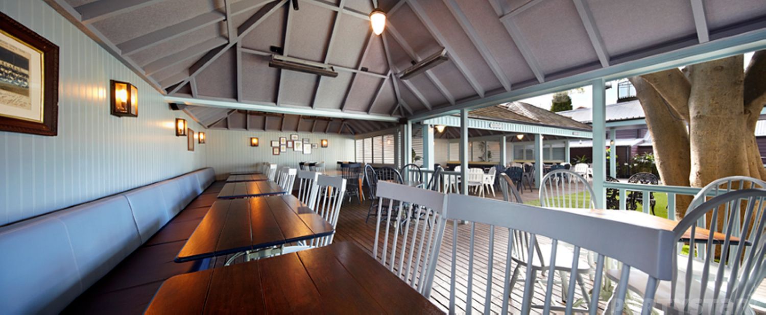 Bottom Courtyard Function Room function space at Woolwich Pier Hotel, Woolwich, NSW. Photo 1