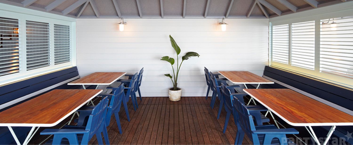 Bottom Courtyard Function Room function space at Woolwich Pier Hotel, Woolwich, NSW. Photo 2