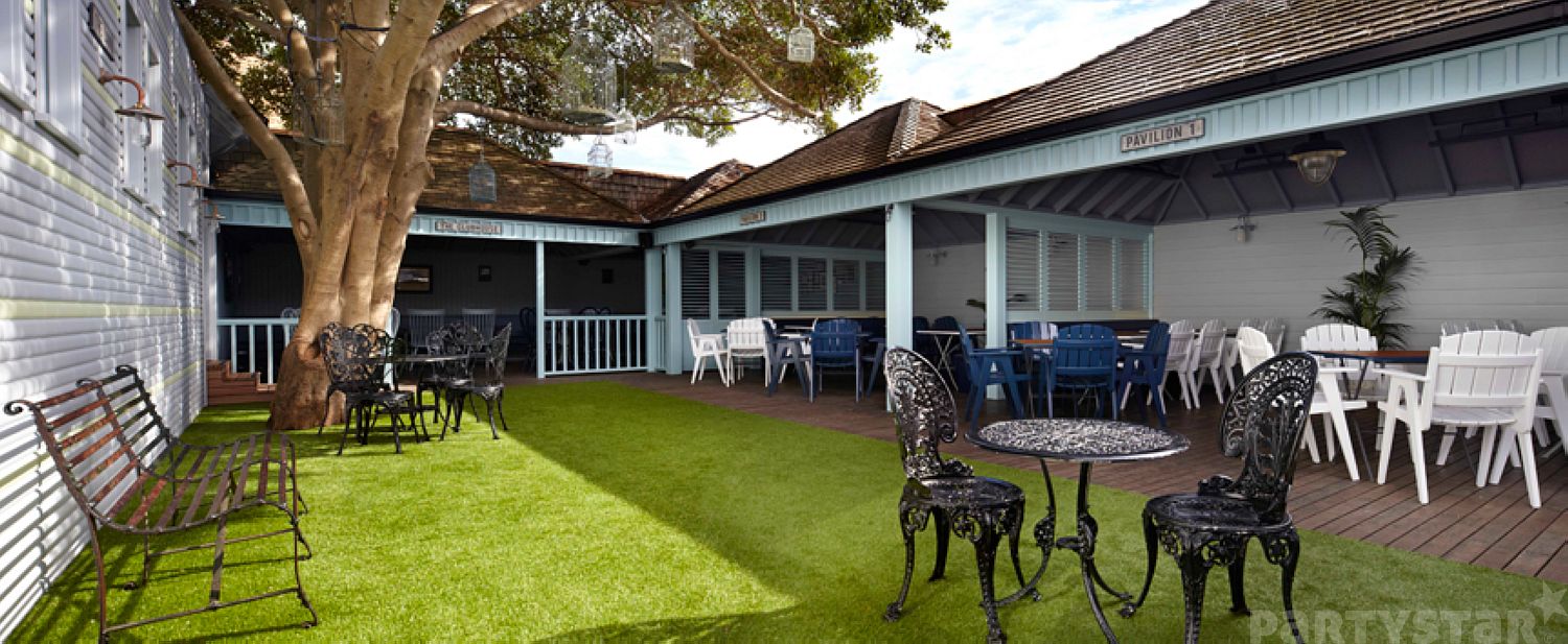 Bottom Courtyard Function Room function space at Woolwich Pier Hotel, Woolwich, NSW. Photo 3