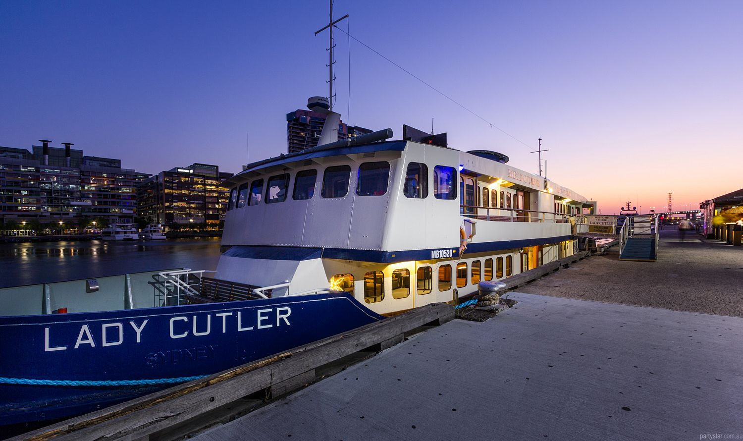 Lady Cutler Showboat, Docklands, VIC. Function Room hire photo #5