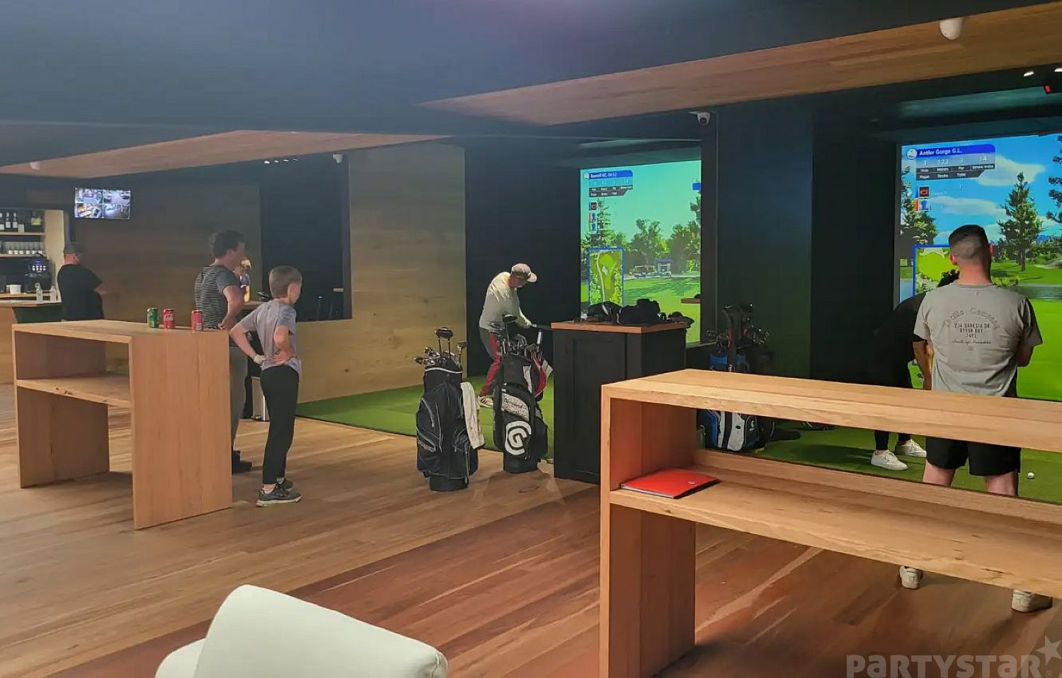 Golf Sim Lounge function space at Simlife Golf, Coburg North, VIC. Photo 3