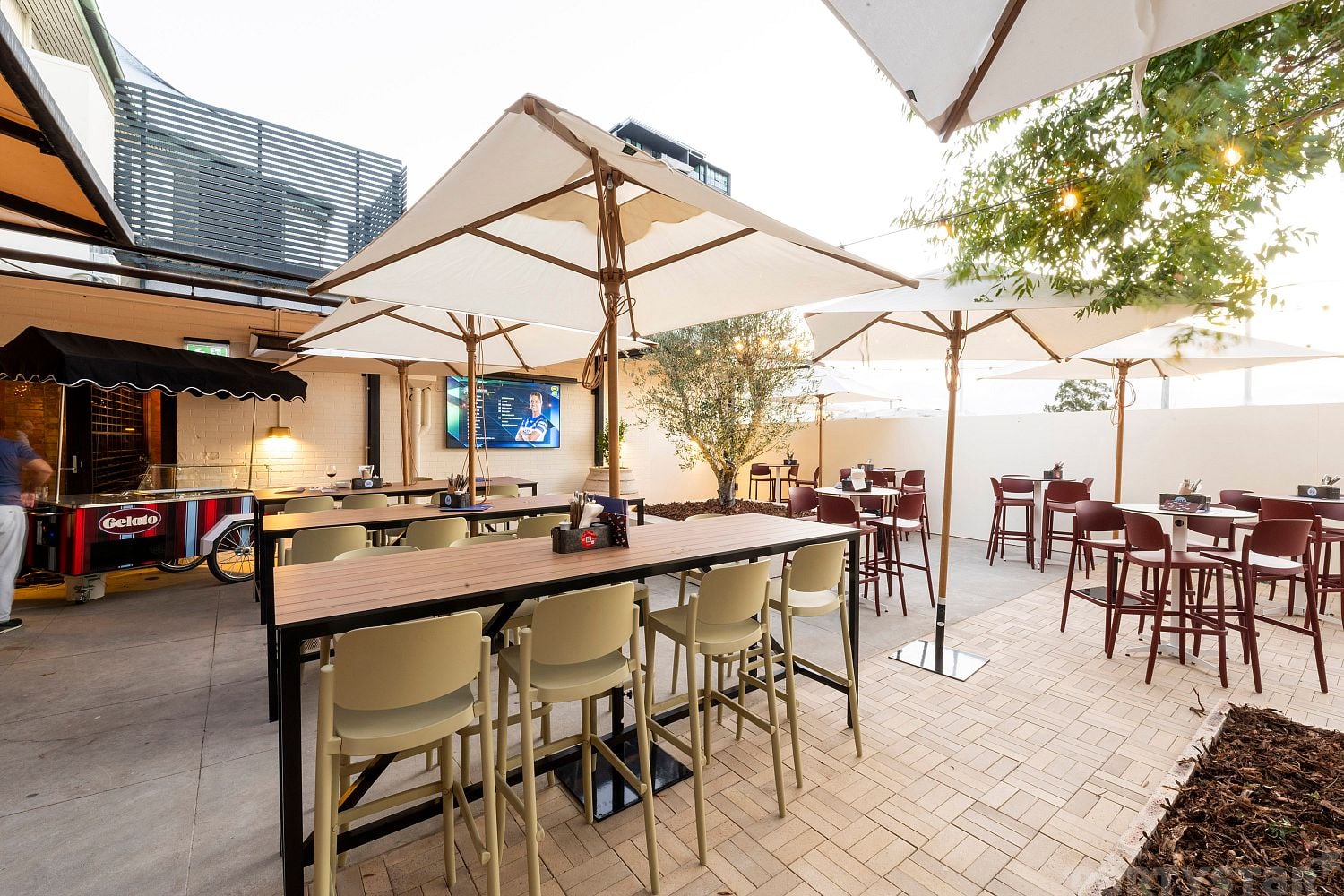 Beer Garden function space at Albion Hotel, Albion, QLD. Photo 2