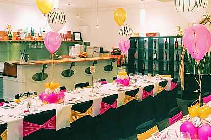 Venue hire information for Cafe Va Bene