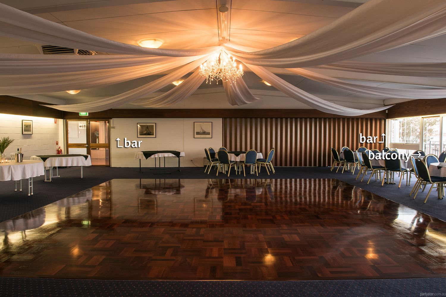 Flying Squadron Yacht Club, Dalkeith, WA. Function Room hire photo #3