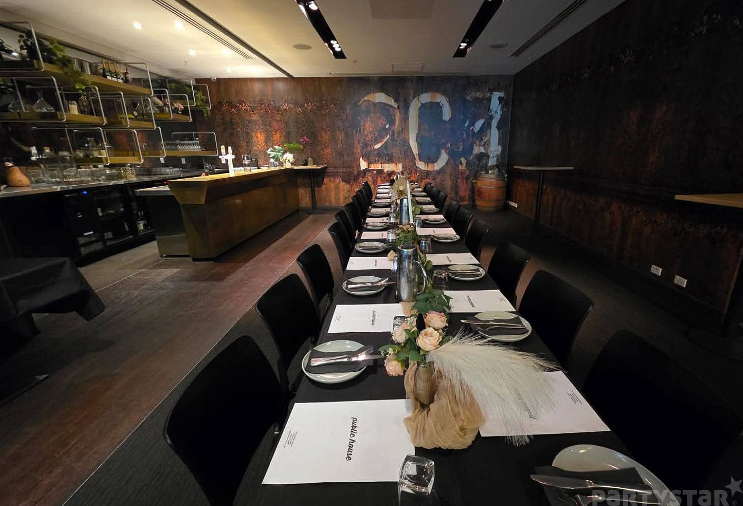 Private Dining Room function space at Public House, Perth, WA. Photo 2