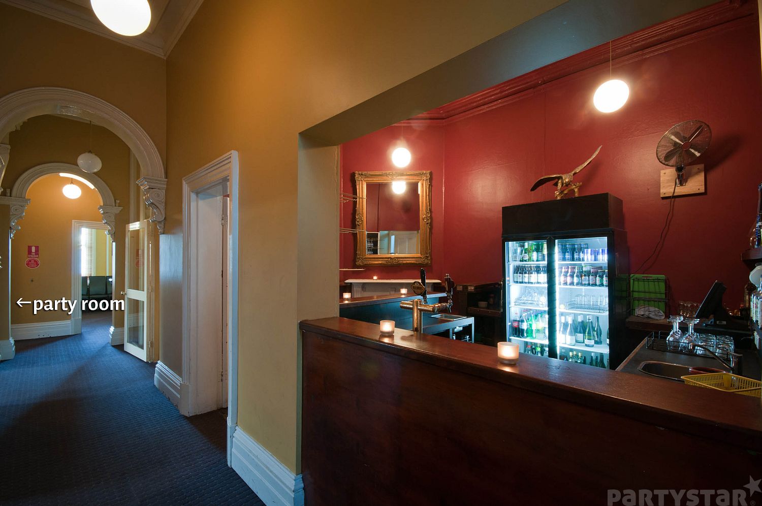 Upstairs Party Room function space at Spread Eagle Hotel, Richmond, VIC. Photo 4