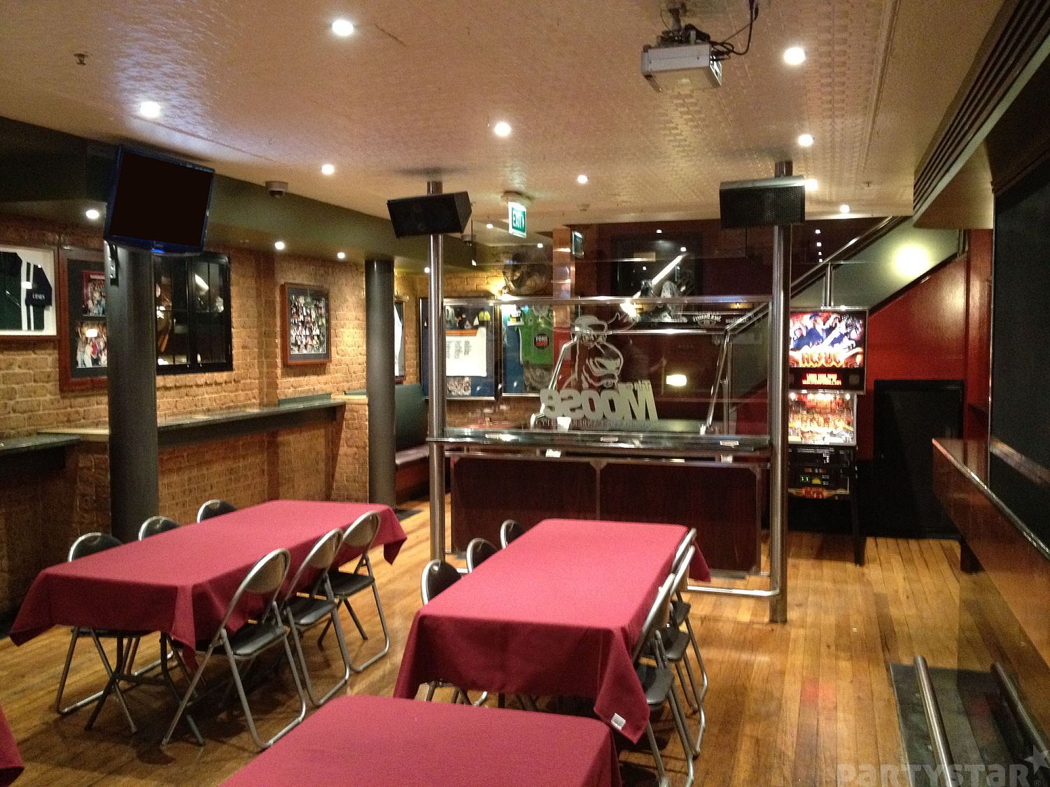 Basement function space at Mooseheads, Canberra, ACT. Photo 3