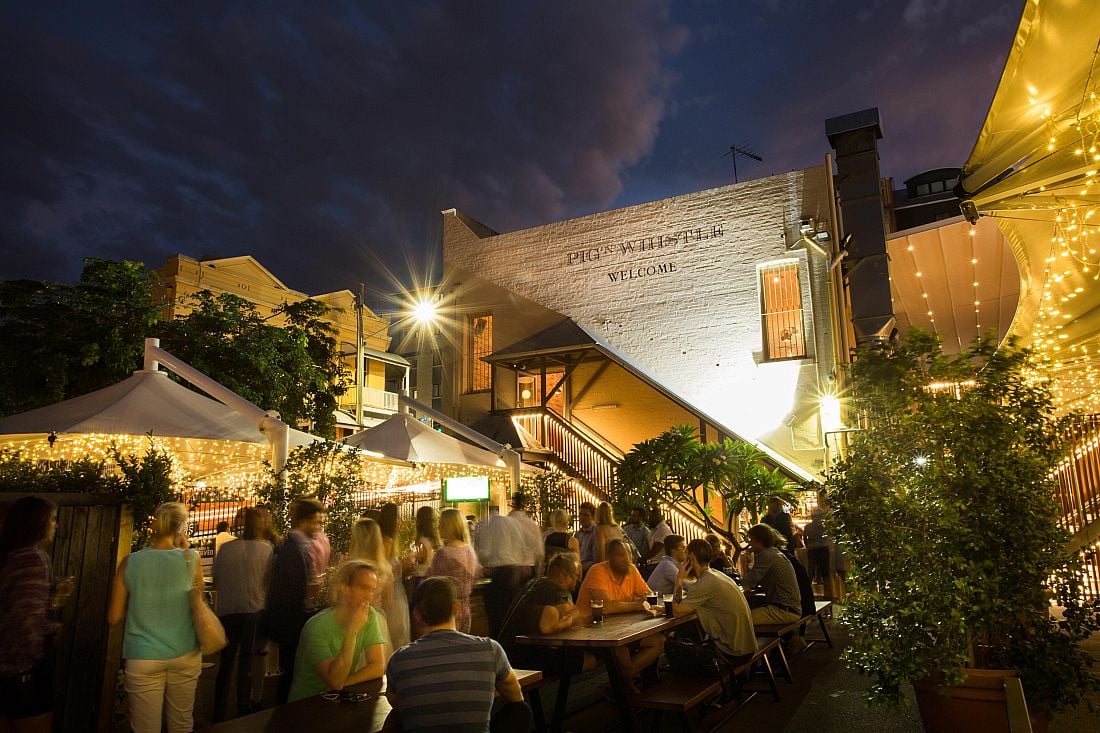 Pig 'N' Whistle Brunswick Street, Fortitude Valley, QLD. Venue photo #3